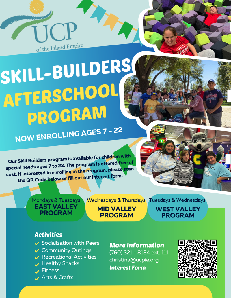 UCPIE After School Skill Builders Program
